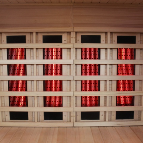 SAUNA KOMBO INFRARED/FIŃSKA HELSI2 Z PIECEM 8kW 5-6 OSOBOWA 200x160 CM 2w1