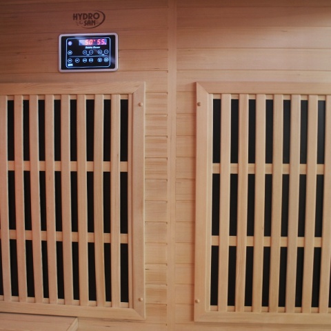 SAUNA KOMBO INFRARED/FIŃSKA HELSI2 Z PIECEM 8kW 5-6 OSOBOWA 200x160 CM 2w1