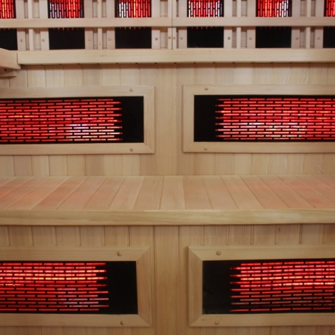SAUNA KOMBO INFRARED/FIŃSKA HELSI2 Z PIECEM 8kW 5-6 OSOBOWA 200x160 CM 2w1