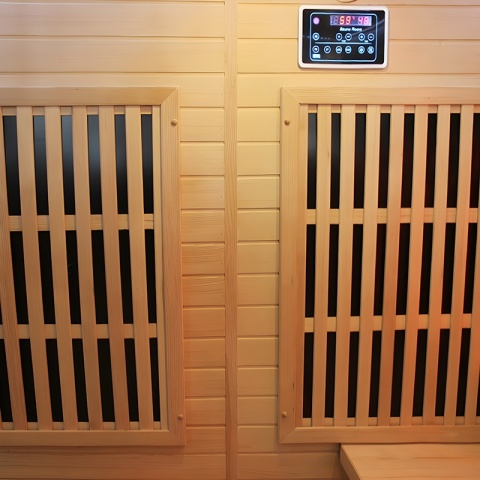 SAUNA KOMBO INFRARED/FIŃSKA MOSS1 Z PIECEM 6kW 4-5 OSOBOWA 150x150 CM 2w1