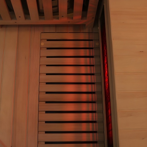 SAUNA KOMBO INFRARED/FIŃSKA MOSS1 Z PIECEM 6kW 4-5 OSOBOWA 150x150 CM 2w1