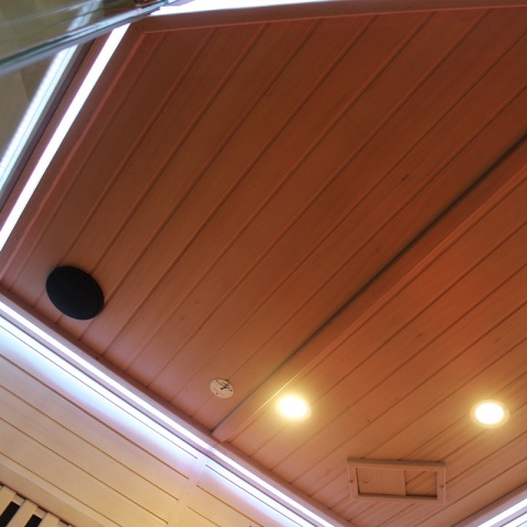 SAUNA KOMBO INFRARED/FIŃSKA MOSS1 Z PIECEM 6kW 4-5 OSOBOWA 150x150 CM 2w1