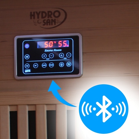 SAUNA KOMBO INFRARED/FIŃSKA MOSS1 Z PIECEM 6kW 4-5 OSOBOWA 150x150 CM 2w1