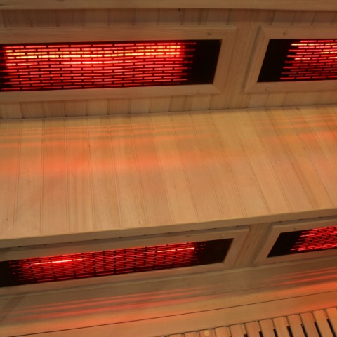 SAUNA KOMBO INFRARED/FIŃSKA MOSS2 Z PIECEM 8kW 5-6 OSOBOWA 200x200 CM 2w1