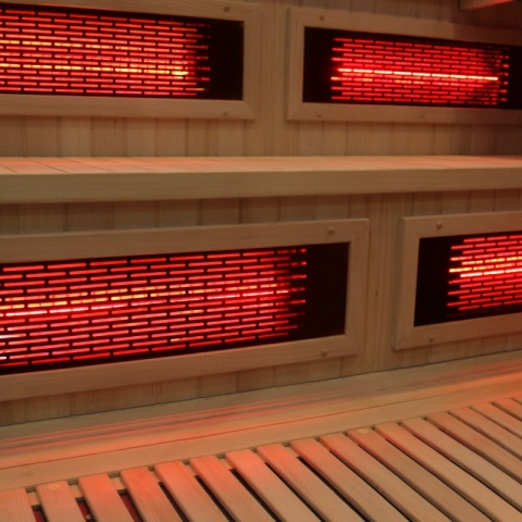 SAUNA KOMBO INFRARED/FIŃSKA MOSS2 Z PIECEM 8kW 5-6 OSOBOWA 200x200 CM 2w1