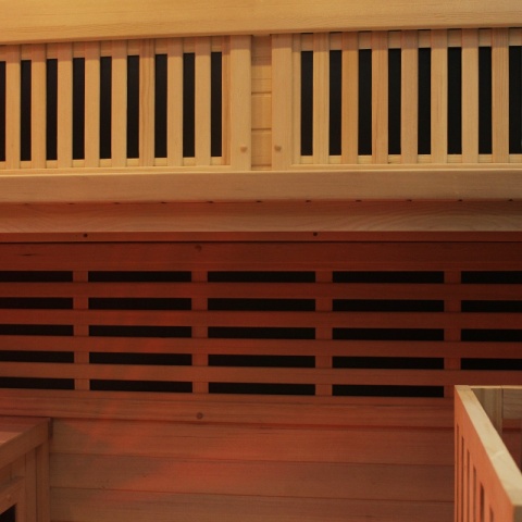 SAUNA KOMBO INFRARED/FIŃSKA MOSS2 Z PIECEM 8kW 5-6 OSOBOWA 200x200 CM 2w1