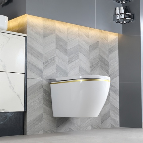 ZESTAW PODTYNKOWY WC STELAŻ GEBERIT DUOFIX MISKA MIZU-WH-GL-TR-02 PRZYCISK DELTA 30 CHROM