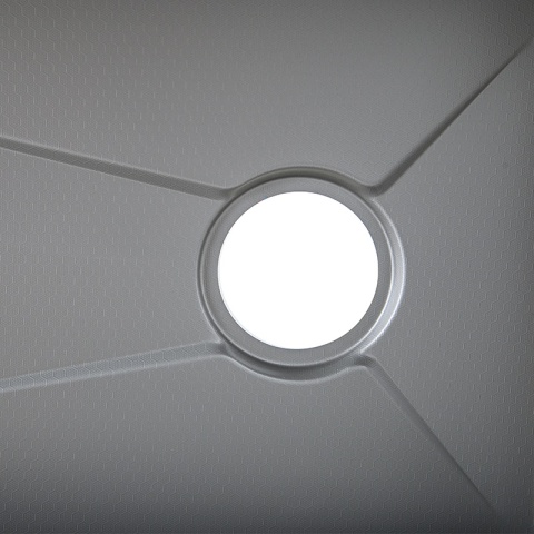 ZLEWOZMYWAK JEDNOKOMOROWY WIELOFUNKCYJNY ZES-TAURUS-75X45 SZARY ZLEW KUCHENNY