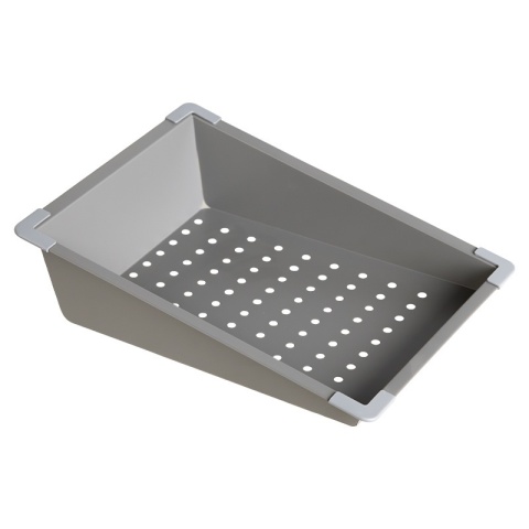 ZLEWOZMYWAK JEDNOKOMOROWY WIELOFUNKCYJNY ZES-TAURUS-75X45 SZARY ZLEW KUCHENNY