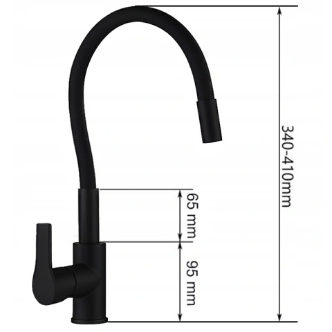 BATERIA KUCHENNA NABLATOWA F1410 CZARNA