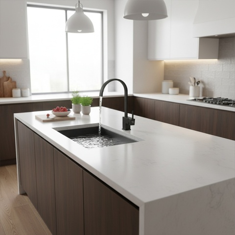 BATERIA KUCHENNA NABLATOWA STOJĄCA OBROTOWA WYLEWKA F21B-BL CZARNA