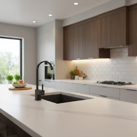 BATERIA KUCHENNA NABLATOWA STOJĄCA OBROTOWA WYLEWKA F21B-BL CZARNA