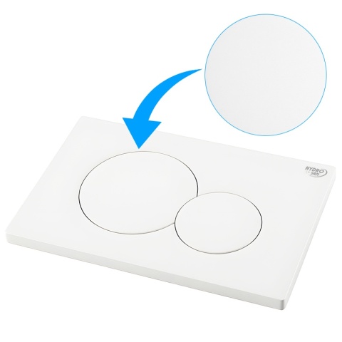 PRZYCISK URUCHAMIAJĄCY SPŁUKUJĄCY DO WC GEBERIT BUTTON BIAŁY MAT PRZEDNI