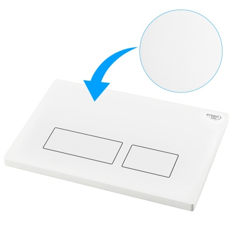 PRZYCISK URUCHAMIAJĄCY SPŁUKUJĄCY DO WC GEBERIT BUTTON BIAŁY MAT PRZEDNI