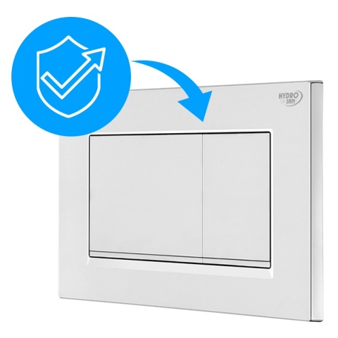 PRZYCISK URUCHAMIAJĄCY SPŁUKUJĄCY DO WC GEBERIT BUTTON CHROM PRZEDNI