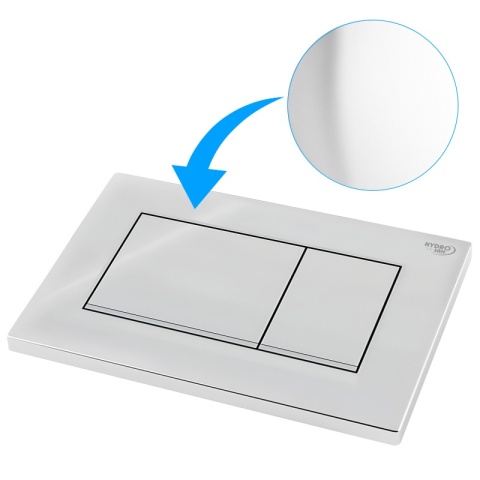 PRZYCISK URUCHAMIAJĄCY SPŁUKUJĄCY DO WC GEBERIT BUTTON CHROM PRZEDNI