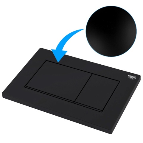 PRZYCISK URUCHAMIAJĄCY SPŁUKUJĄCY DO WC GEBERIT BUTTON CZARNY MAT PRZEDNI