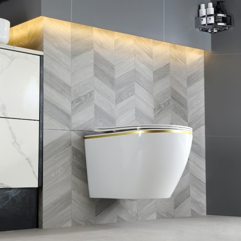 ZESTAW PODTYNKOWY WC STELAŻ GEBERIT DUOFIX MISKA MIZU-WH-GL-TR-03 PRZYCISK DELTA 20 BIAŁY