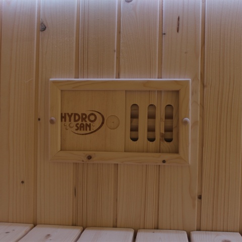 SAUNA OGRODOWA FIŃSKA BECZKA Z PIECEM MOLDE 2-4 OSOBOWA 180x200 CM