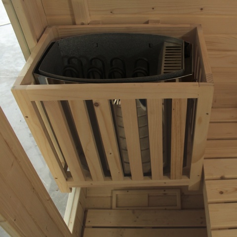 SAUNA OGRODOWA KOMBO FIŃSKA - INFRARED BECZKA MOLDE-A 4-6 OSOBOWA 180x200 CM 2W1