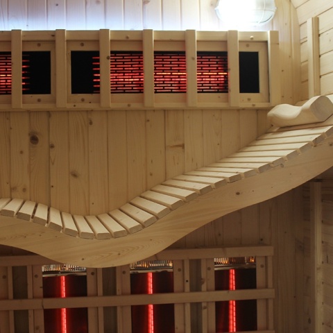 SAUNA OGRODOWA KOMBO FIŃSKA - INFRARED BECZKA MOLDE-A 4-6 OSOBOWA 180x200 CM 2W1