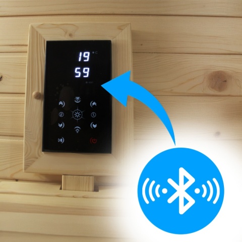 SAUNA OGRODOWA KOMBO FIŃSKA - INFRARED BECZKA MOLDE-A 4-6 OSOBOWA 180x200 CM 2W1