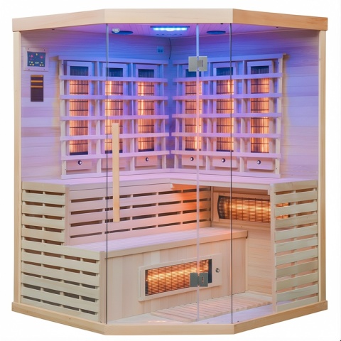 SAUNA SUCHA INFRARED NISKOTEMPERATUROWA ALTA4 4-5 OSOBOWA 150x150 CM