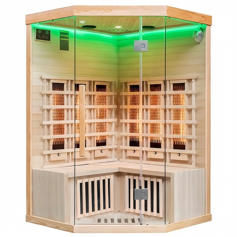 SAUNA SUCHA INFRARED NISKOTEMPERATUROWA ALTA6 2-3 OSOBOWA 120x120 CM