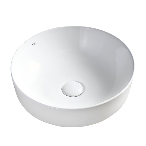 UMYWALKA NABLATOWA CERAMICZNA OKRĄGŁA FINO-WH-415 BIAŁY POŁYSK 41x15 CM