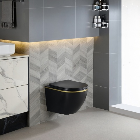 ZESTAW PODTYNKOWY WC STELAŻ GEBERIT DUOFIX MISKA PEAK-MTB-GL-RIM-03 PRZYCISK DELTA 30 CHROM