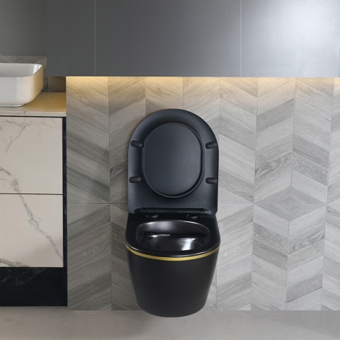 ZESTAW PODTYNKOWY WC STELAŻ GEBERIT DUOFIX MISKA PEAK-MTB-GL-RIM-03 PRZYCISK DELTA 30 CHROM