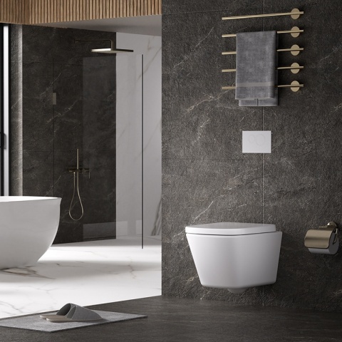 ZESTAW PODTYNKOWY WC STELAŻ GEBERIT DUOFIX MISKA VIVA-WH-TR-02 PRZYCISK DELTA 30 CHROM