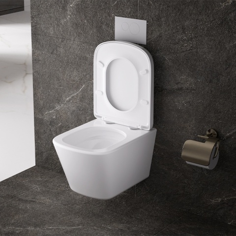 ZESTAW PODTYNKOWY WC STELAŻ GEBERIT DUOFIX MISKA VIVA-WH-TR-02 PRZYCISK DELTA 30 CHROM