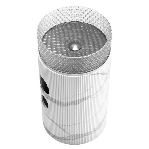 POSTUMENT PODSTAWA UMYWALKOWA CERAMICZNA MARMUROWA RYFLOWANA TOWER-MAR-730 BIAŁA