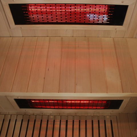 SAUNA KOMBO INFRARED/FIŃSKA HELSI1-NEW Z PIECEM 6kW 4-5 OSOBOWA 180x160 CM 2w1