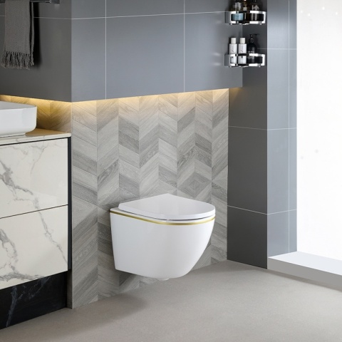 ZESTAW PODTYNKOWY WC STELAŻ GEBERIT DUOFIX MISKA PEAK-WH-GL-RIM-02 PRZYCISK DELTA 30 BIAŁY