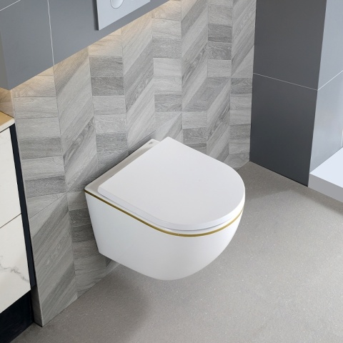 ZESTAW PODTYNKOWY WC STELAŻ GEBERIT DUOFIX MISKA PEAK-WH-GL-RIM-02 PRZYCISK DELTA 30 BIAŁY