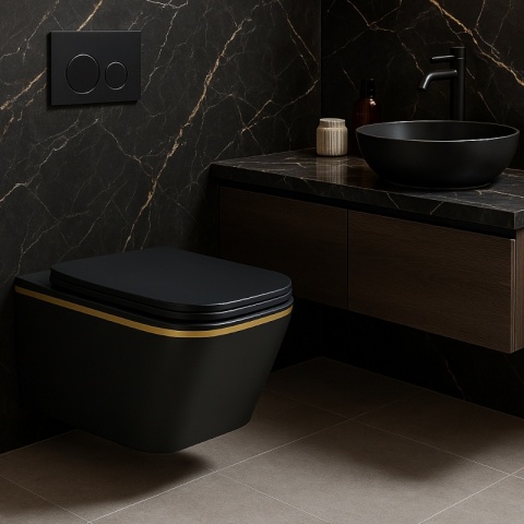 ZESTAW PODTYNKOWY WC STELAŻ GEBERIT DUOFIX MISKA RAIN-MTB-GL-RIM-03 PRZYCISK DELTA 20 BIAŁY