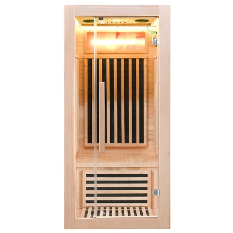 SAUNA SUCHA INFRARED NISKOTEMPERATUROWA ALTA1-CRB 1-2 OSOBOWA 90x90 CM