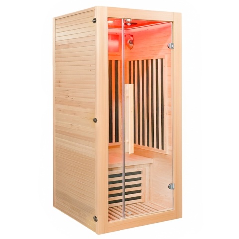 SAUNA SUCHA INFRARED NISKOTEMPERATUROWA ALTA1-CRB 1-2 OSOBOWA 90x90 CM