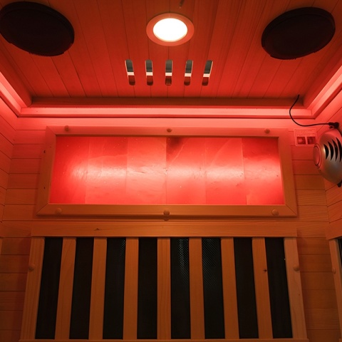 SAUNA SUCHA INFRARED NISKOTEMPERATUROWA ALTA1-CRB 1-2 OSOBOWA 90x90 CM