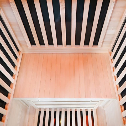 SAUNA SUCHA INFRARED NISKOTEMPERATUROWA ALTA1-CRB 1-2 OSOBOWA 90x90 CM