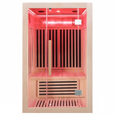SAUNA SUCHA INFRARED NISKOTEMPERATUROWA ALTA2-CRB 2-3 OSOBOWA 120x105 CM