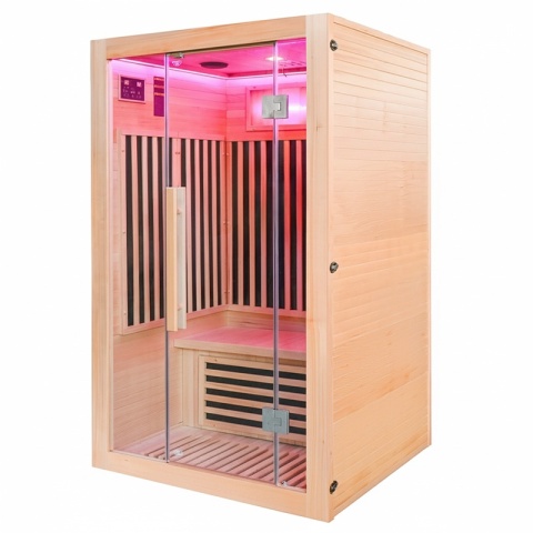 SAUNA SUCHA INFRARED NISKOTEMPERATUROWA ALTA2-CRB 2-3 OSOBOWA 120x105 CM