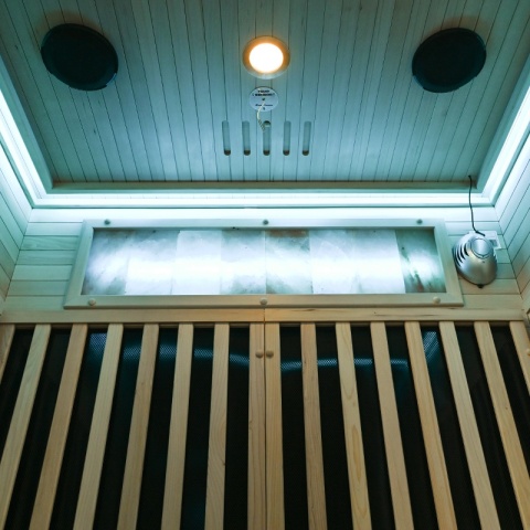 SAUNA SUCHA INFRARED NISKOTEMPERATUROWA ALTA2-CRB 2-3 OSOBOWA 120x105 CM
