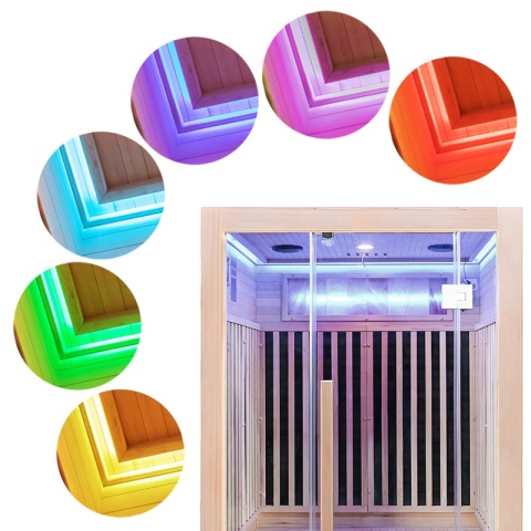 SAUNA SUCHA INFRARED NISKOTEMPERATUROWA ALTA2-CRB 2-3 OSOBOWA 120x105 CM