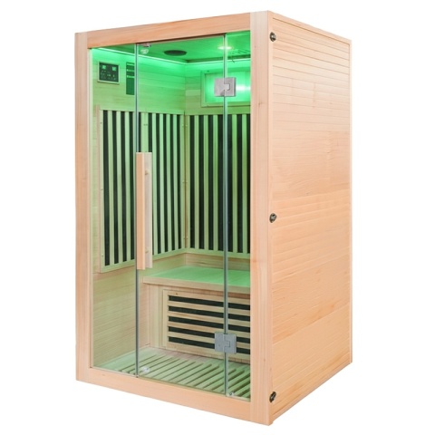 SAUNA SUCHA INFRARED NISKOTEMPERATUROWA ALTA2-CRB 2-3 OSOBOWA 120x105 CM