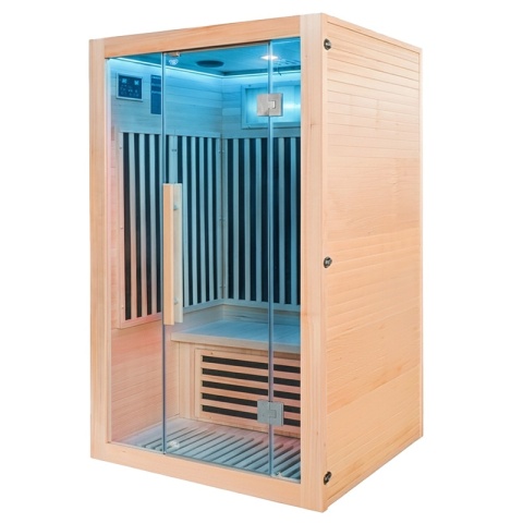 SAUNA SUCHA INFRARED NISKOTEMPERATUROWA ALTA2-CRB 2-3 OSOBOWA 120x105 CM