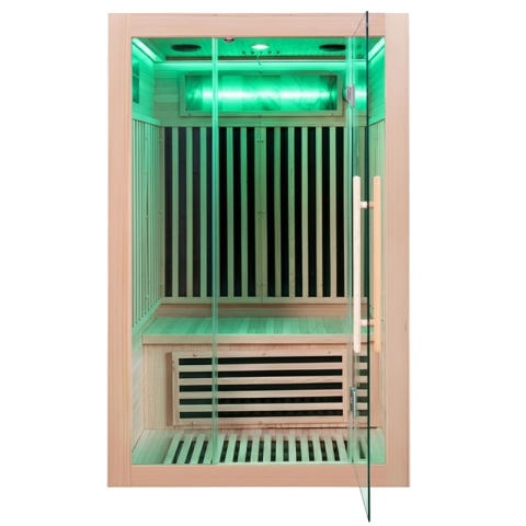 SAUNA SUCHA INFRARED NISKOTEMPERATUROWA ALTA2-CRB 2-3 OSOBOWA 120x105 CM