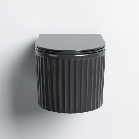 ZESTAW PODTYNKOWY WC STELAŻ GEBERIT DUOFIX MISKA LUMA-BL-RIM-03 PRZYCISK DELTA 50 CZARNY MAT